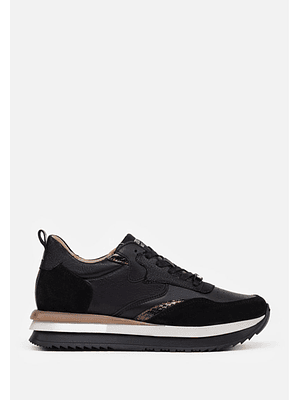 SNEAKERS BLACK & CROCO