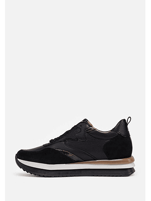 SNEAKERS BLACK & CROCO