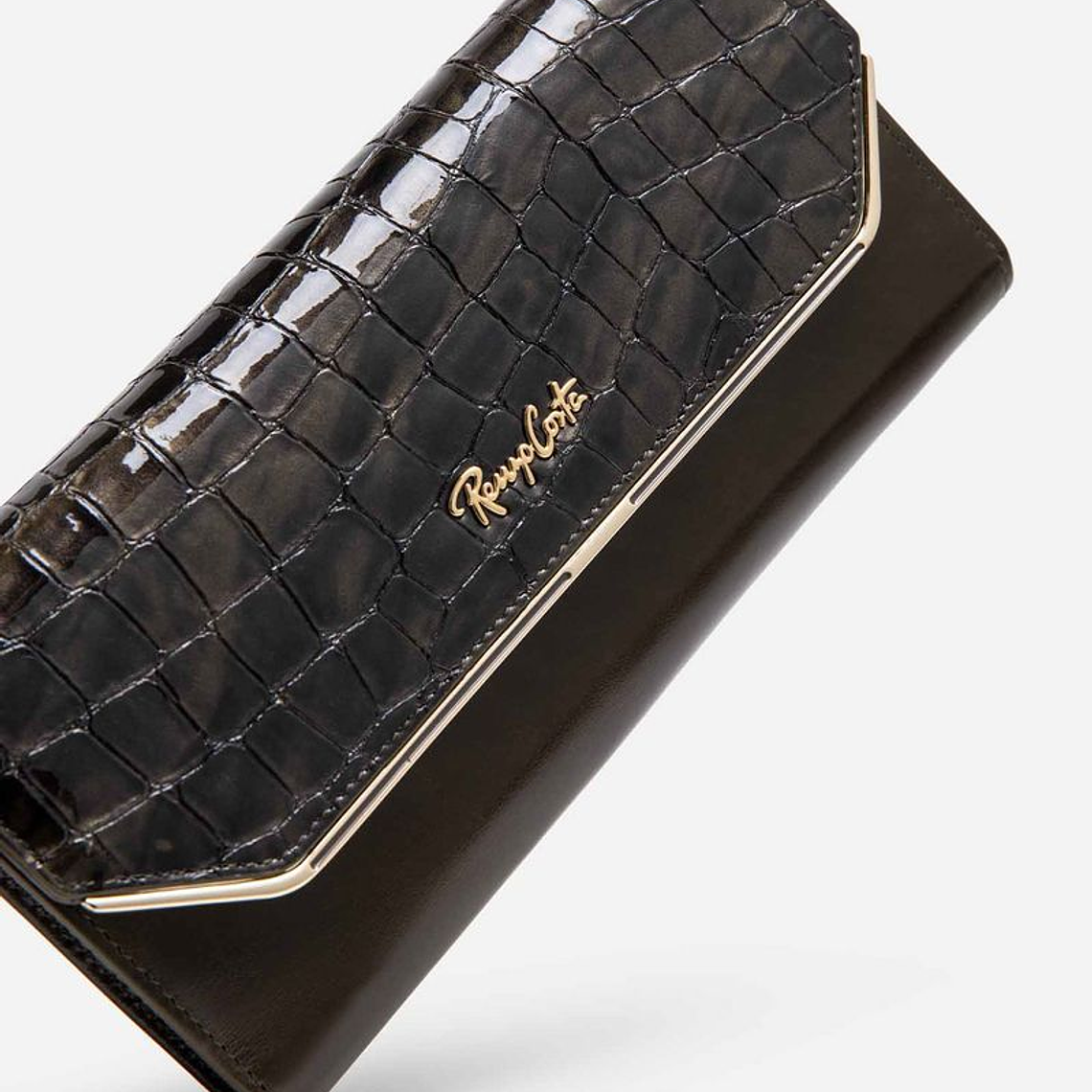 BILLETERA CROCO LUXE CLUTCH 4