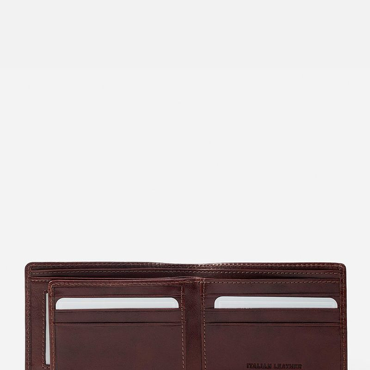 BILLETERA DE ESTILO CLÁSICO EN CUERO ITALIANO 4