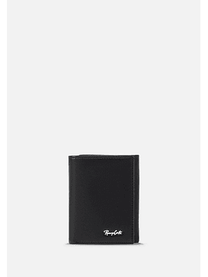 BILLETERA EN CUERO DE TRES CUERPOS