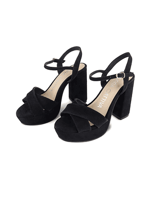 SANDALIA DESIRE - NEGRO GAMUZA