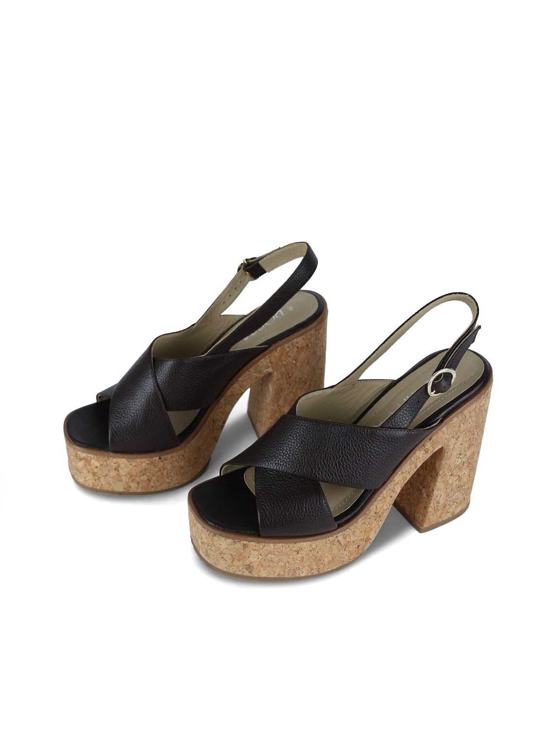 SANDALIA PERLA - MARRÓN 3