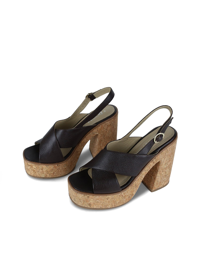 SANDALIA PERLA - MARRÓN 3