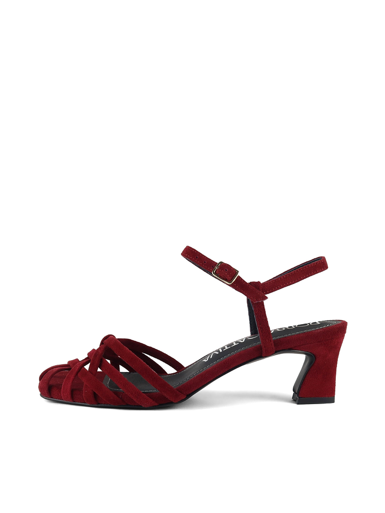 SANDALIA ROMA - GUINDA 1