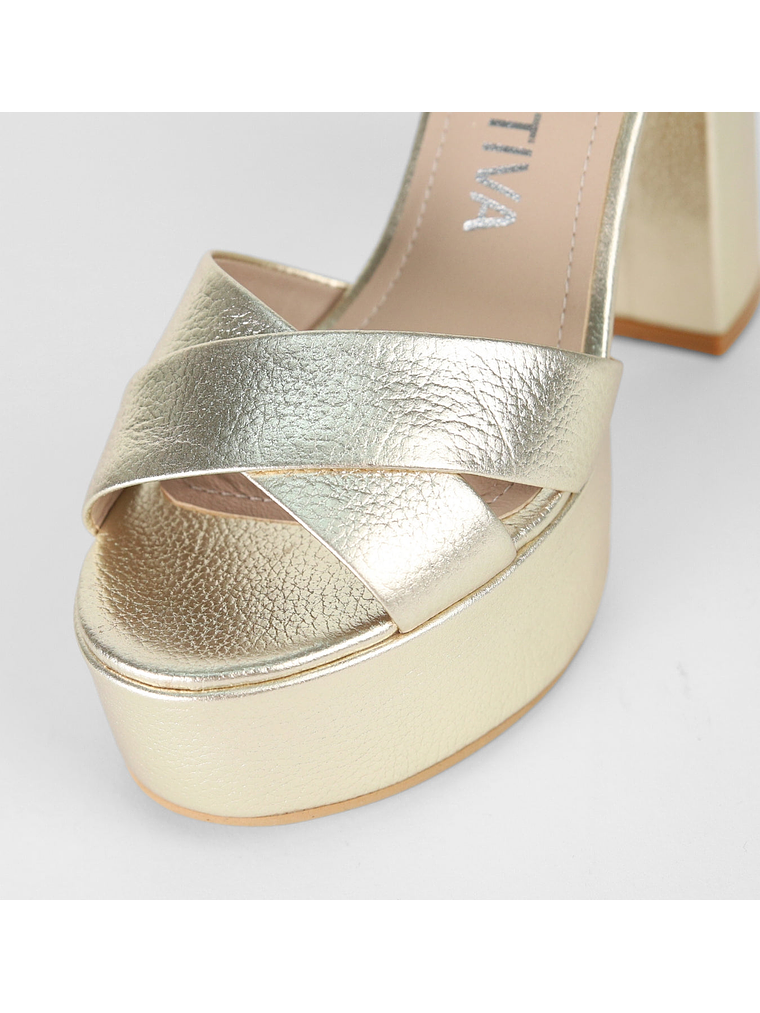 SANDALIA HELENA - ORO 3