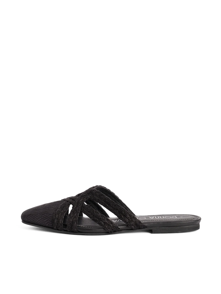 SLIPPER PAMELA - NEGRO 1
