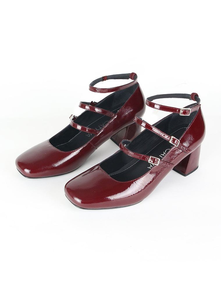 ZAPATO AMALIA - GUINDA 2