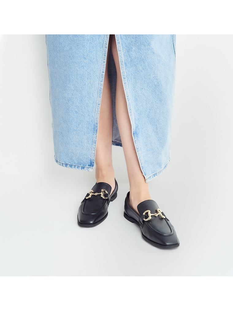 MOCASÍN ELBA - NEGRO 2