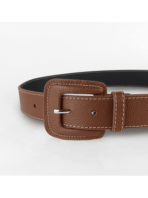 CINTURÓN SQUARE2 - TABACO