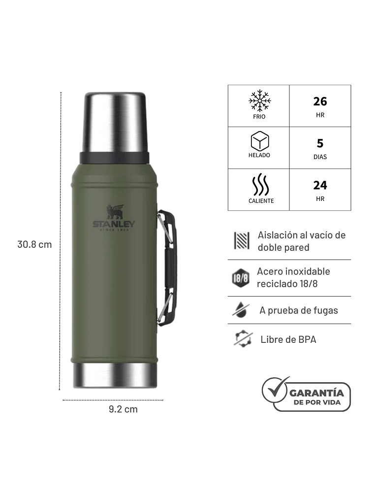 TERMO CLASSIC 946 ML DRIED PINE 4