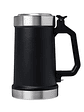 BEER STEIN CON TAPA Y ABRIDOR 710 ML NEGRO - Miniatura 2