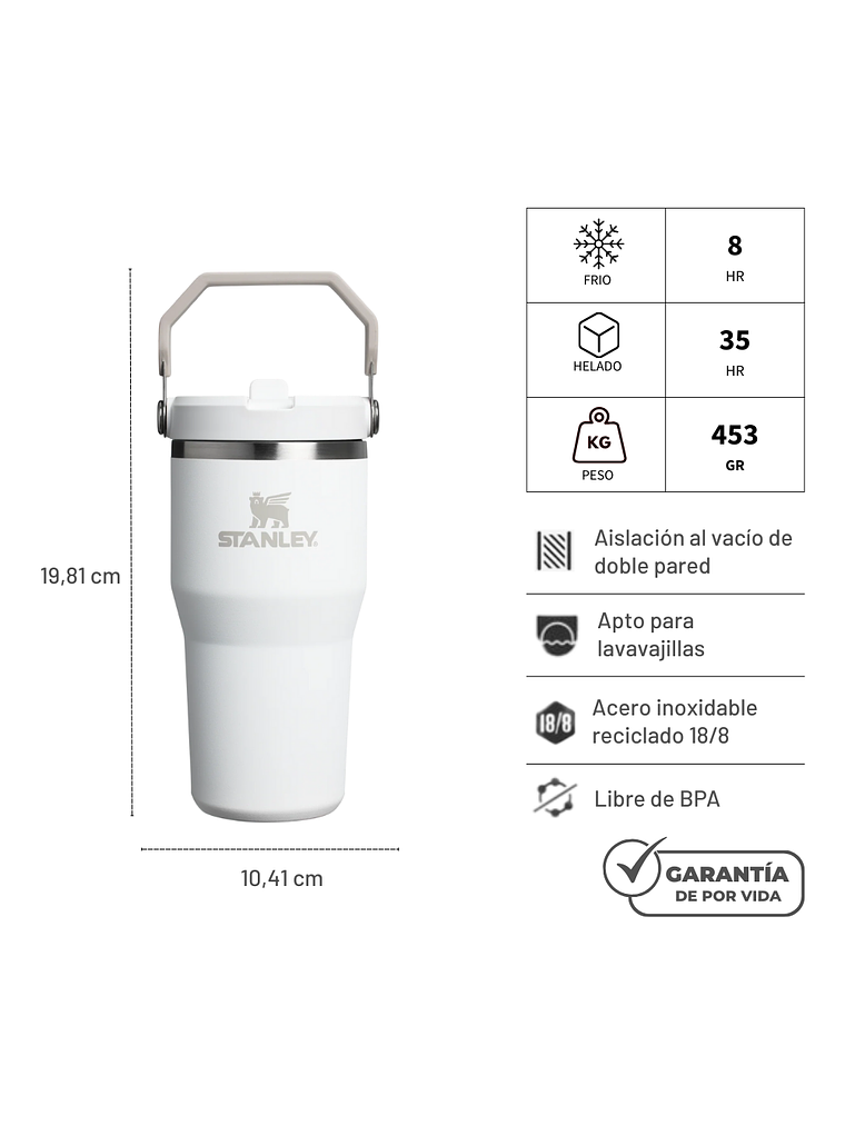 FLIP STRAW TUMBLER 591 ML FROST 2