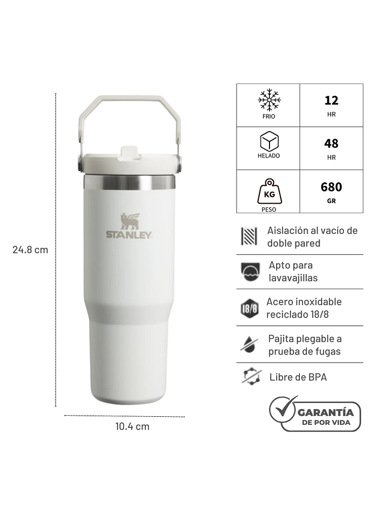 FLIP STRAW TUMBLER FROST 887 ML 3