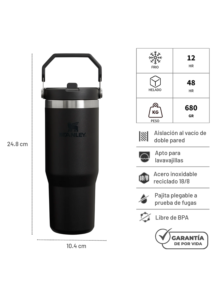 FLIP STRAW TUMBLER BLACK 887 ML 4