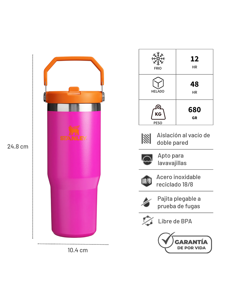 FLIP STRAW TUMBLER VIVID VIOLET 887 ML 4