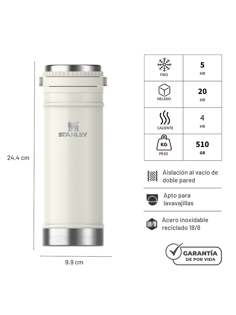 FRENCH PRESS 473 ML CREAM GLOSS 2