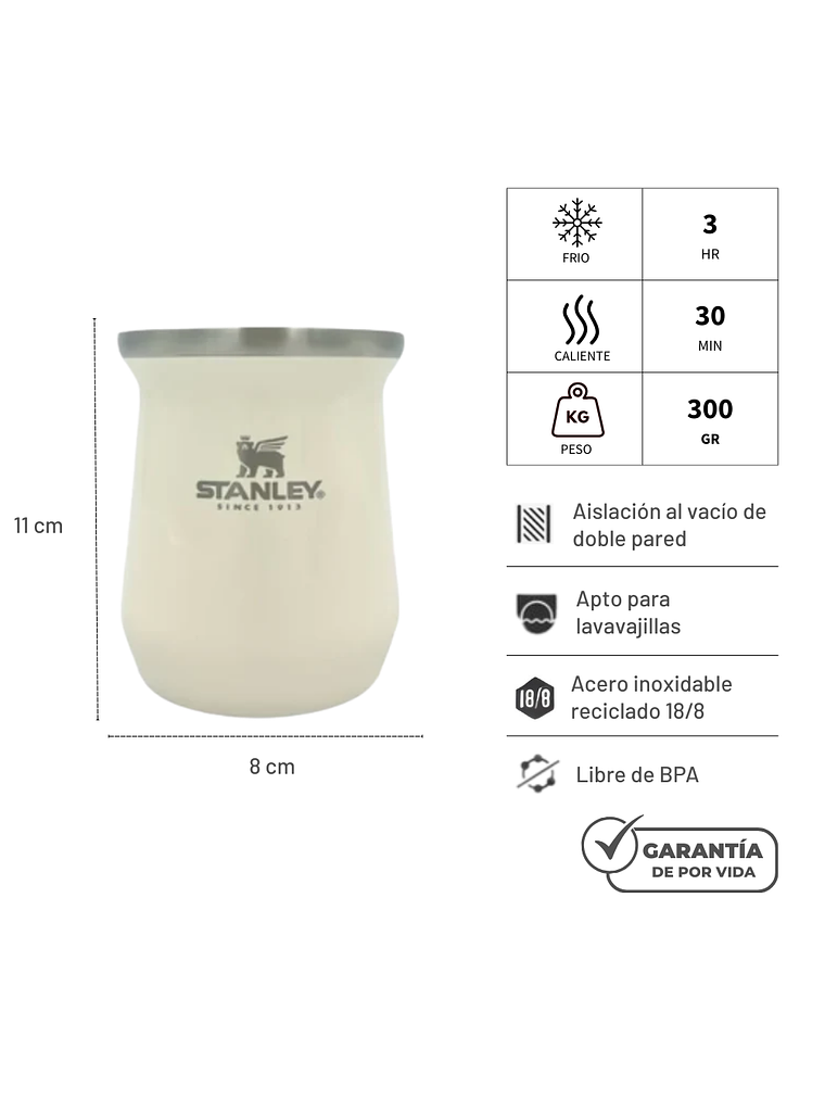 MATERO STANLEY CREAM 236 ML 3