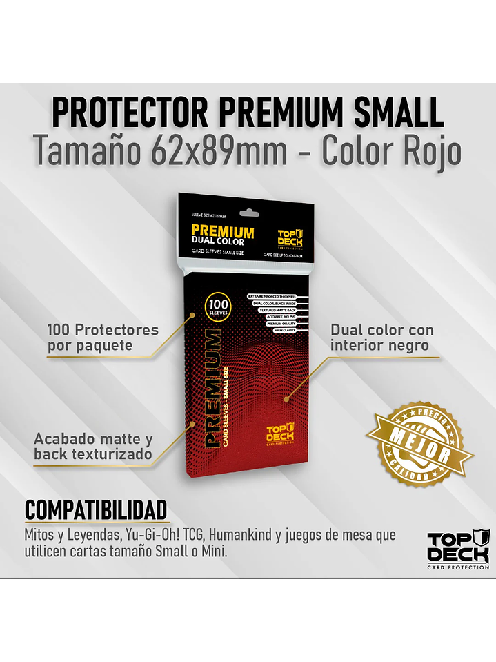 Protectores small Premium 62x89mm 2