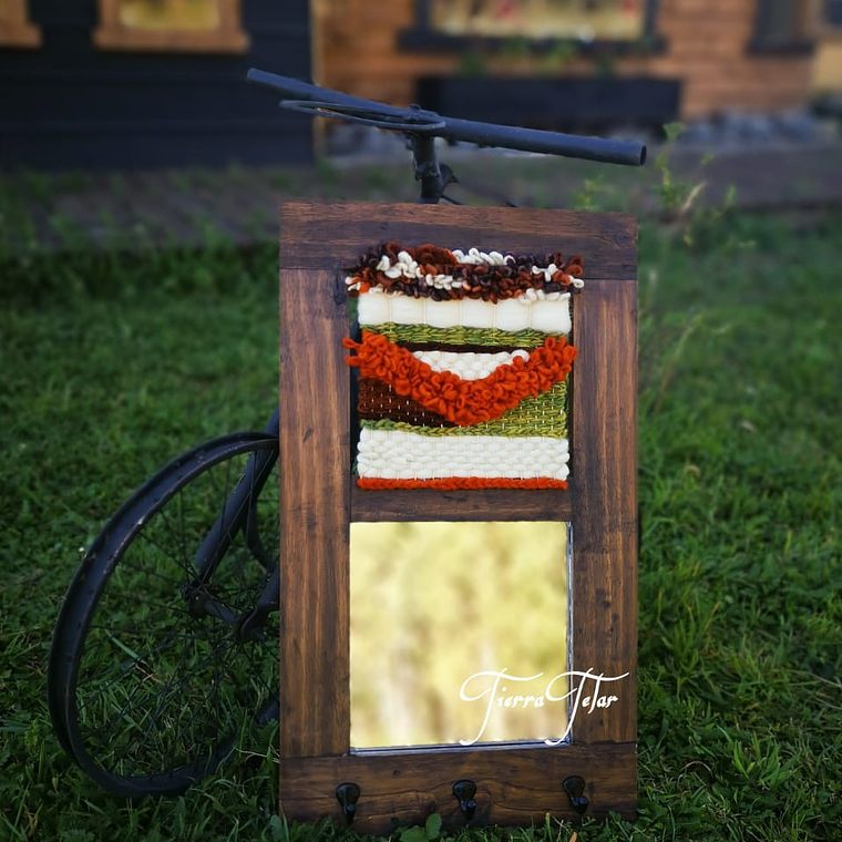 Telar Decorativo con Espejo  1