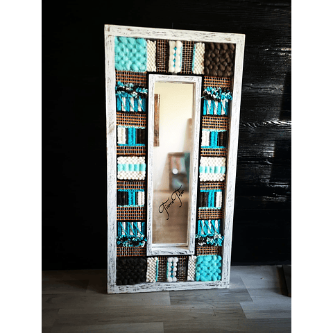 Telar Espejo Vintage 130 x 65