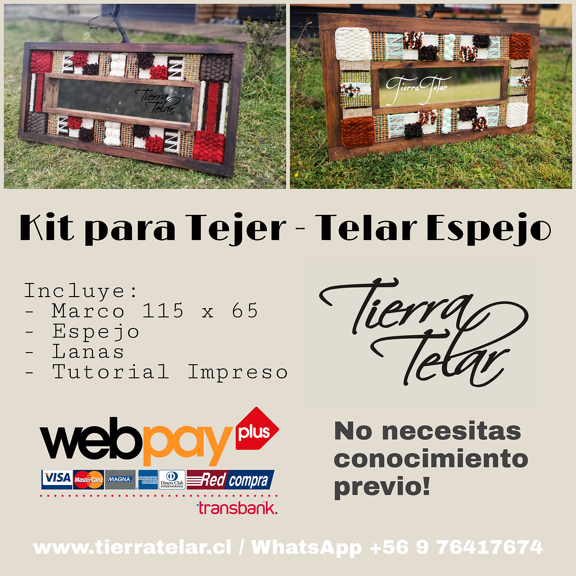 Kit Telar Espejo 115 x 65  4