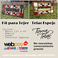 Kit Telar Espejo 115 x 65  - Miniatura 4