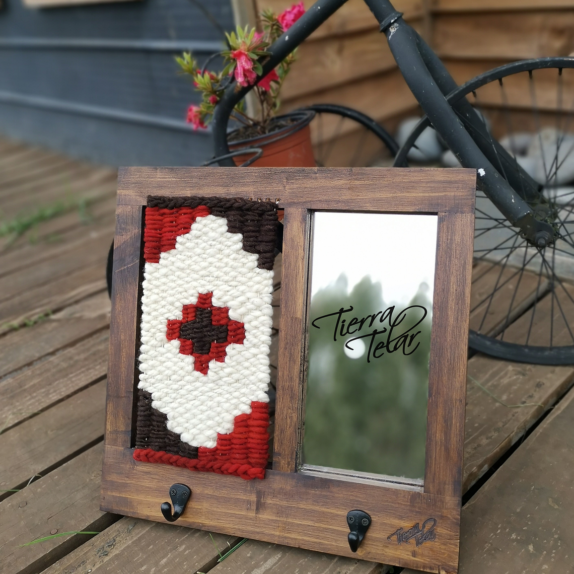 Telar Decorativo Etnico con Espejo 1