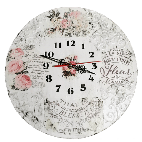RELOJ SHABBY CHIC