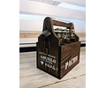 CAJA PORTA CERVEZAS con destapador metalico