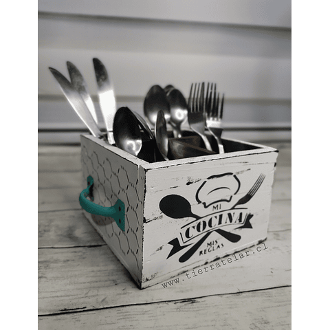 Caja Porta cubiertos 