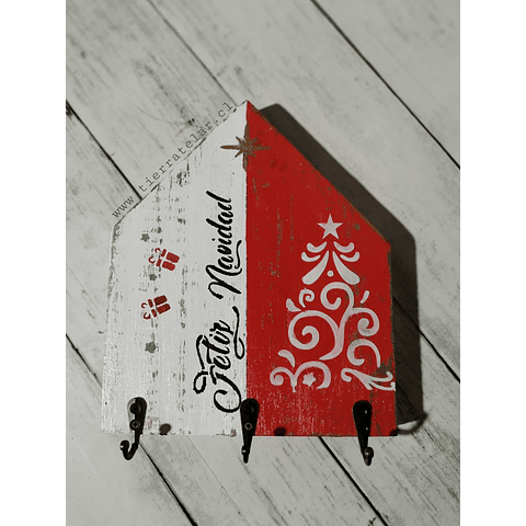 Porta llaves Navideño 