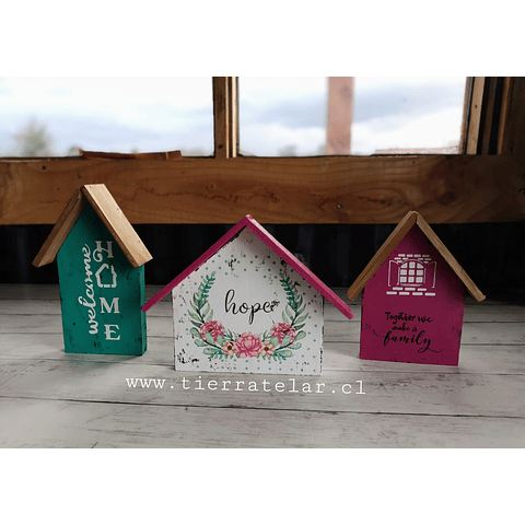 Trio Casitas decorativas 