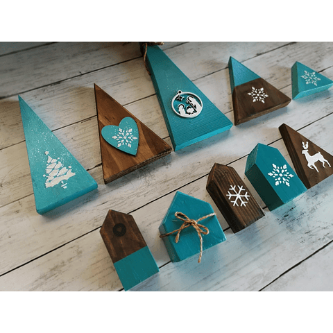 Set Adornos Navideños x 10