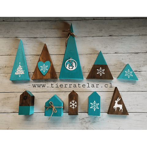 Set Adornos Navideños x 10