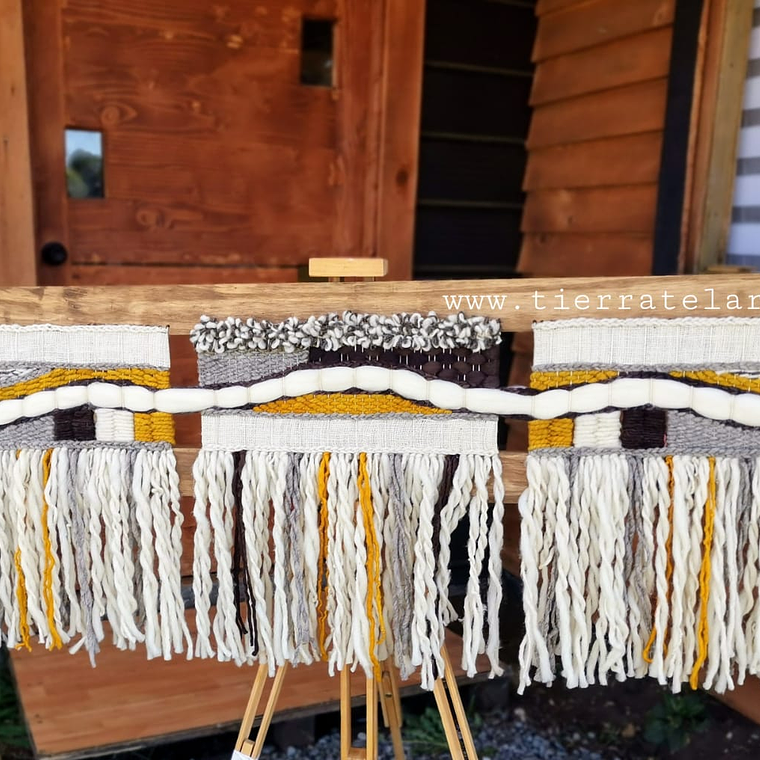 Telar Decorativo Triple  2