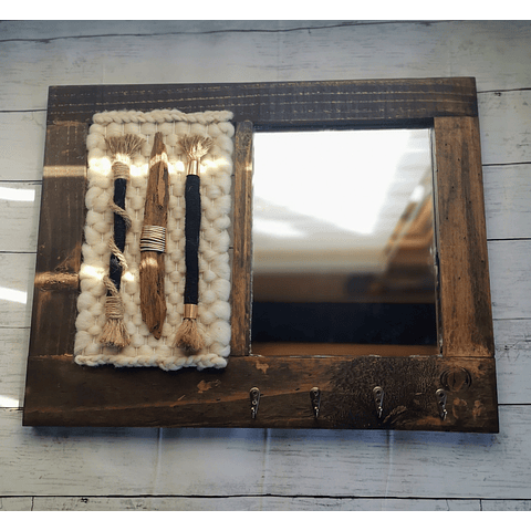 Telar embarrilados con espejo 