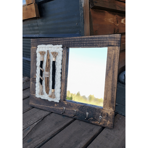 Telar embarrilados con espejo 