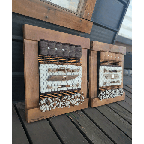 Telar Decorativo embarrilados 