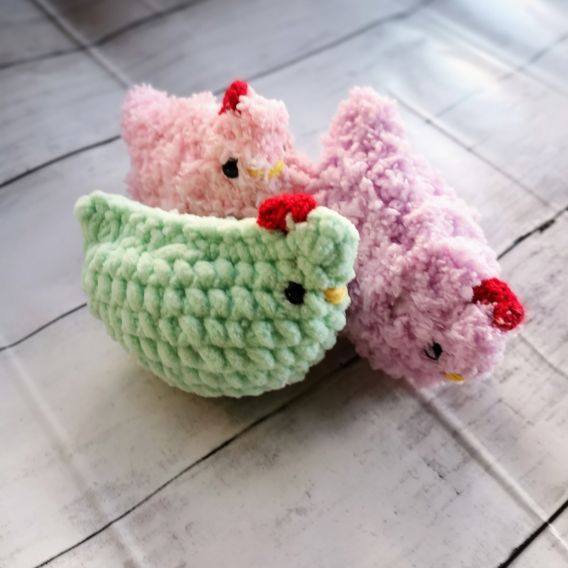 GALLINAS de peluche  1