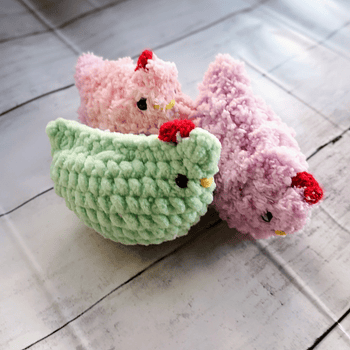 GALLINAS de peluche 