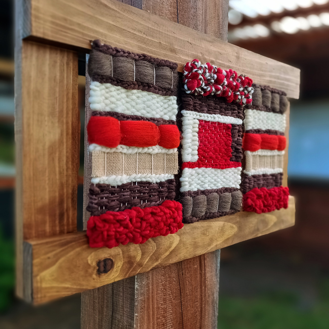 Telar Decorativo Triple 3