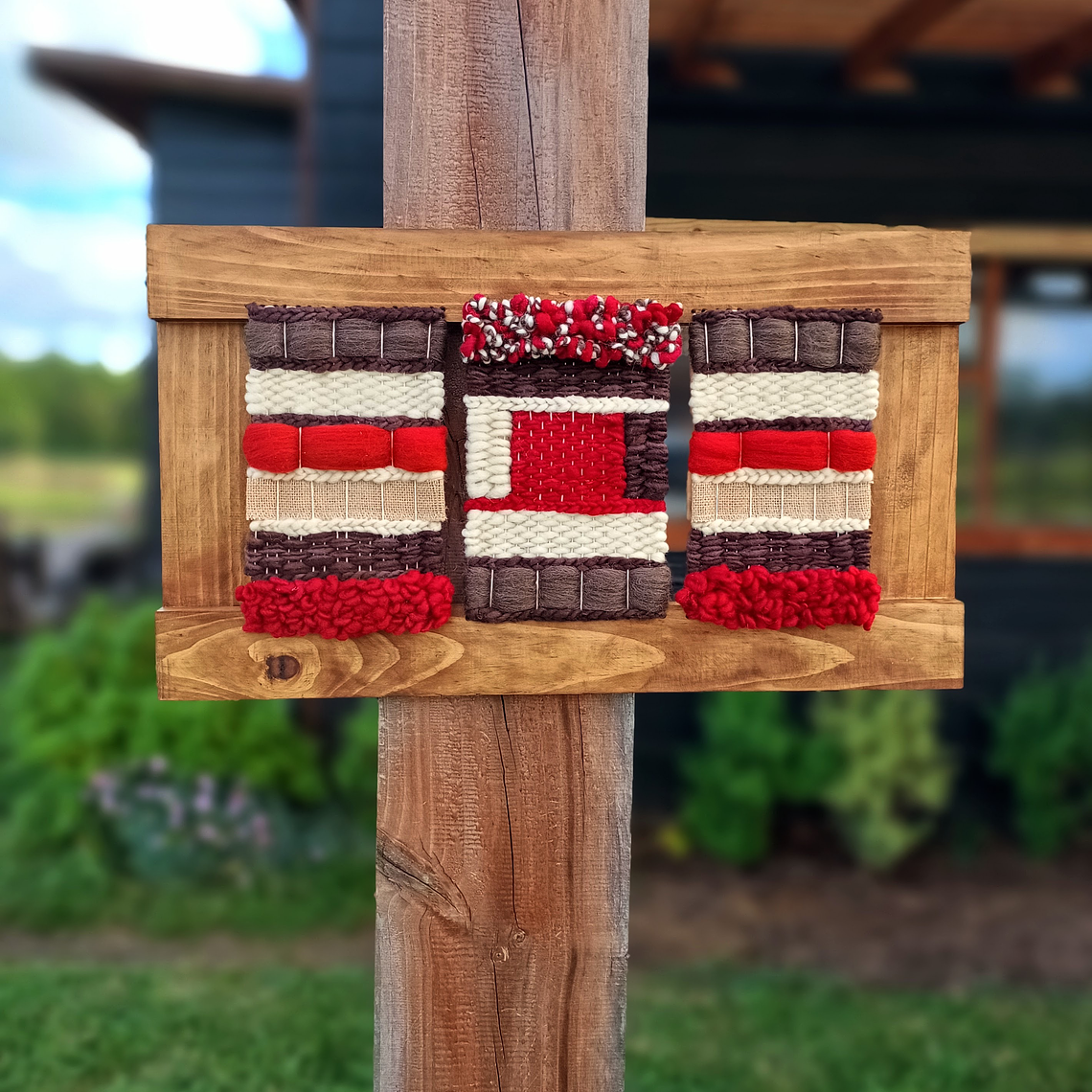 Telar Decorativo Triple 1