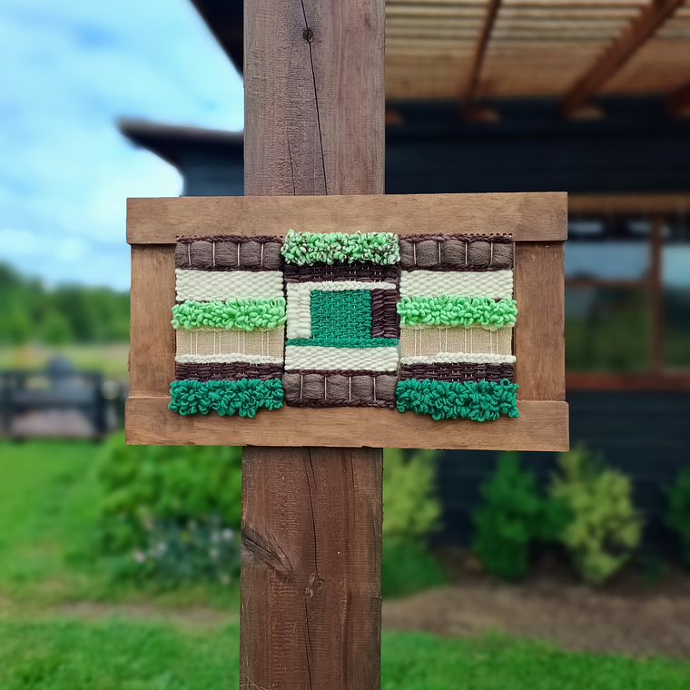 Telar Decorativo Triple 1