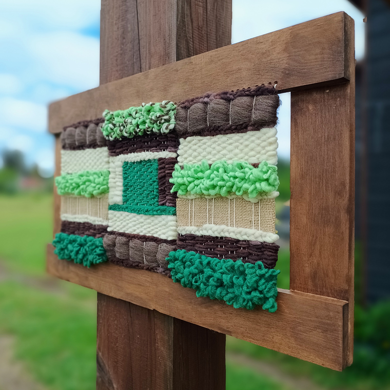 Telar Decorativo Triple 2