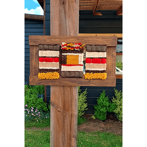 Telar Decorativo Triple 