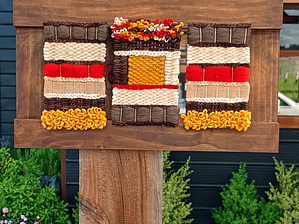 Telar Decorativo Triple 