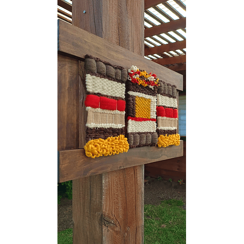 Telar Decorativo Triple 