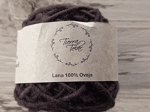 Lana de oveja - Café oscuro 