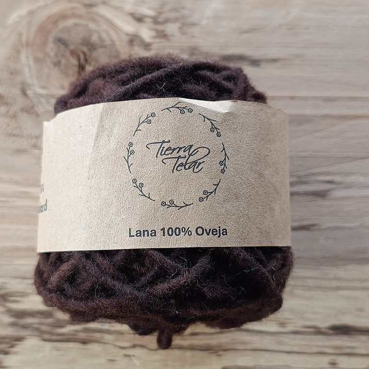 Lana de oveja - Café oscuro  1